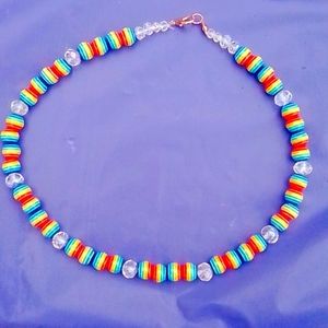 🌈 Rainbow crystal choker 🌈